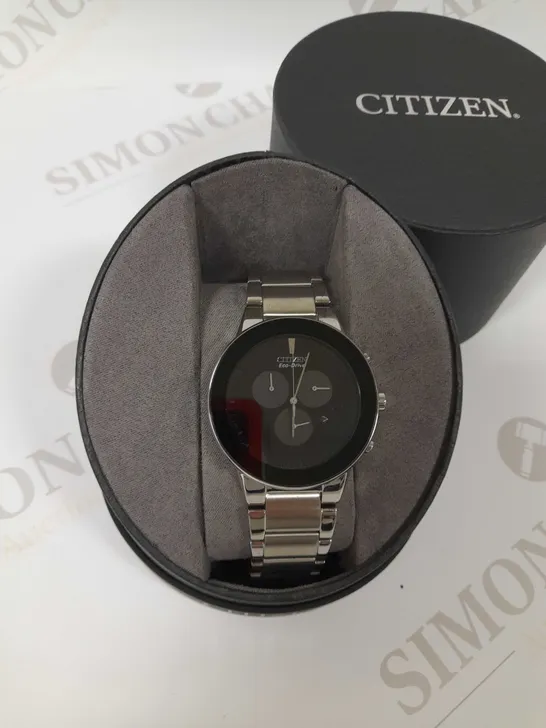 BOXED CITIZEN ECO-DRIVE MENS AXIOM WRIST WATCH