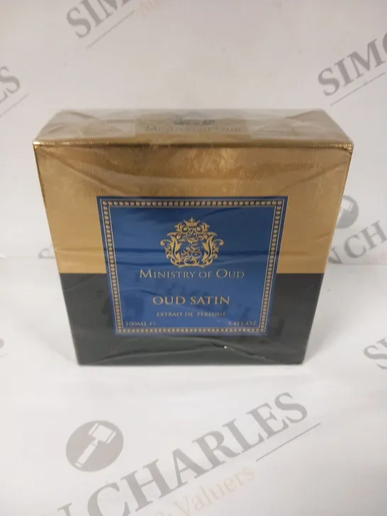 BOXED AND SEALED MINISTRY OF OUD OUD SATIN EXTRAIT DE PARFUM 100ML