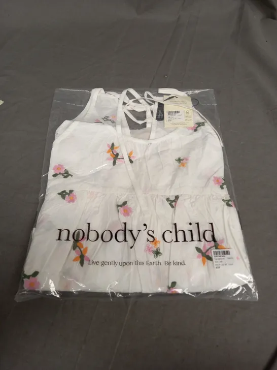 SEALED NOBODYS CHILD KIDI CAMI IN WHITE - UK 10