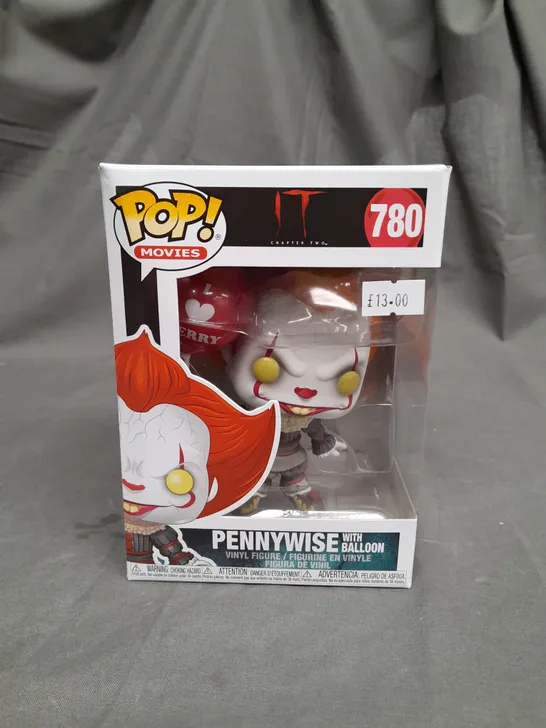 POP! MOVIES - IT CHAPTER 2 - PENNYWISE WITH BALLOON VINYL FIGURE - 780