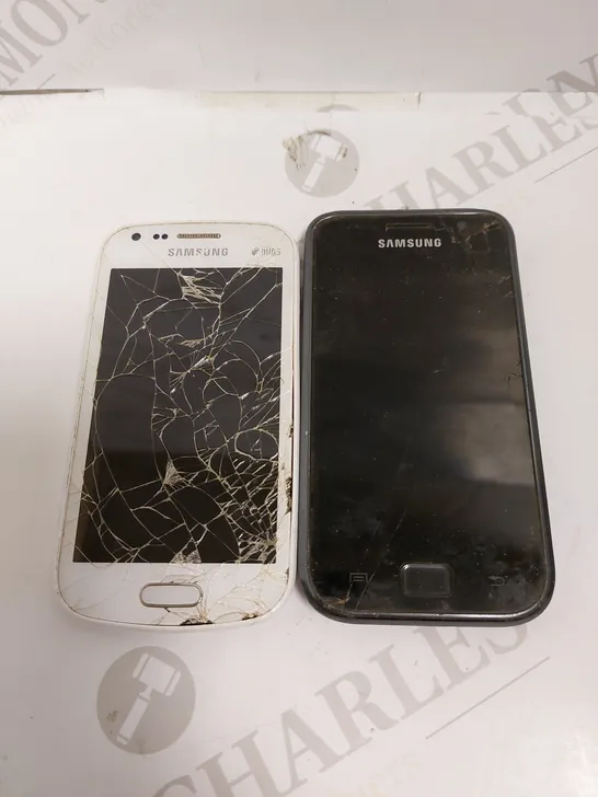 LOT OF 2 SAMSUNG SMARTPHONES