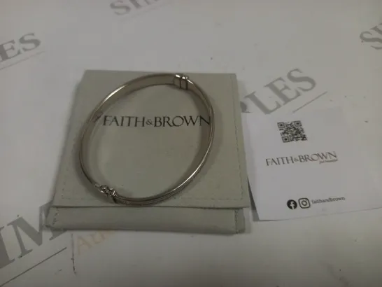 FAITH & BROWN DOUBLE STARDUST BANGLE BANGLE