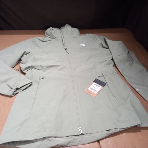 THE NORTH FACE DRYVENT WOMENS COAT IN TEA GREEN - XL