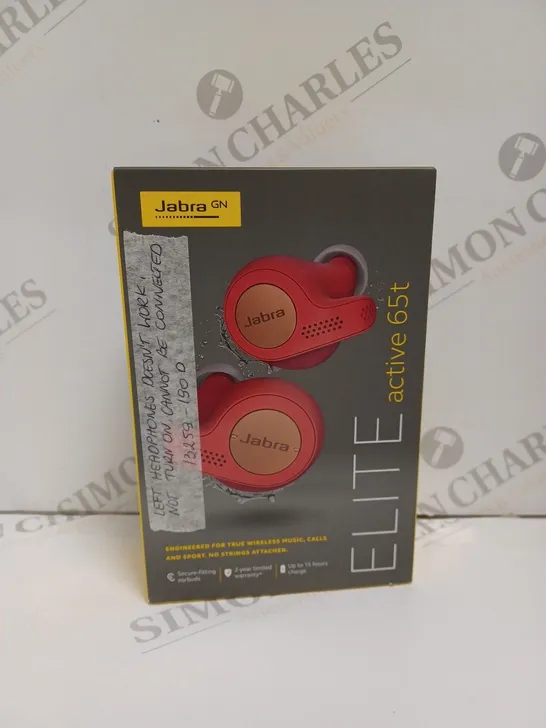 BOXED JABRA ELITE ACTIVE 65T EARBUDS