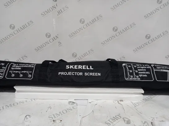 BOXED PORTABLE SKERELL PROJECTOR SCREEN 16:9