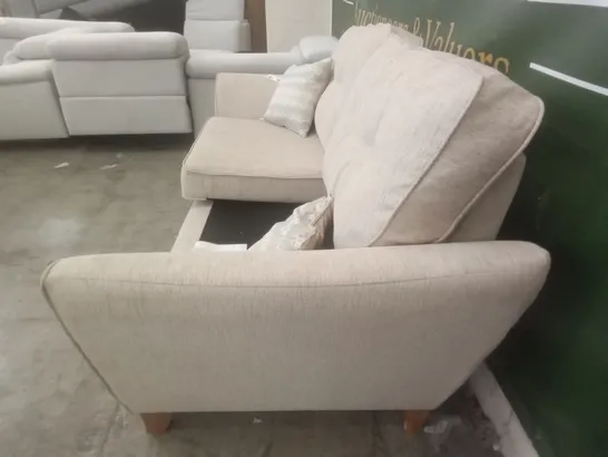 2 SEATER SOFA - CREAM FABRIC