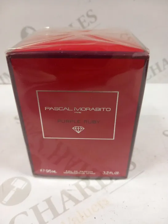 BOXED AND SEALED PASCAL MORABITO PARIS PURPLE RUBY EAU DE PARFUM 95ML