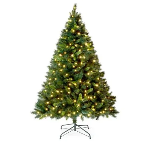 BOXED 6FT SNOWHILL PRE LIT CHRISTMAS TREE 