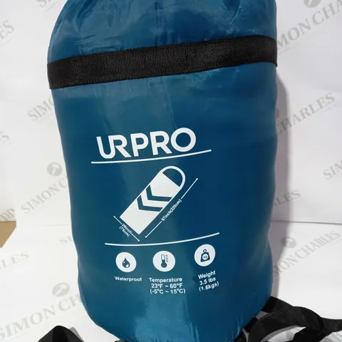 URPRO BLUE WATERPROOF SLEEPING BAG WITH CARRY CASE