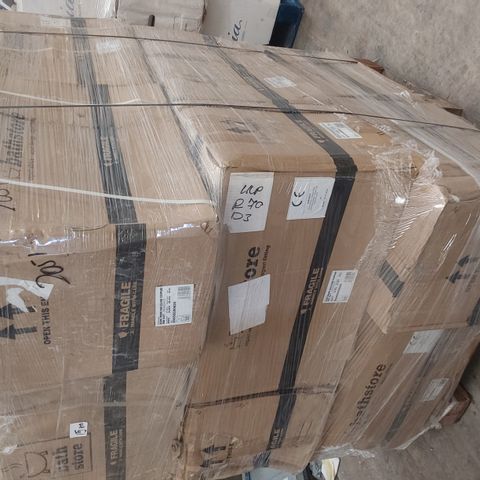 PALLET OF 15 BRAND NEW TRIO CLOSE COUPLED TOILET PANS