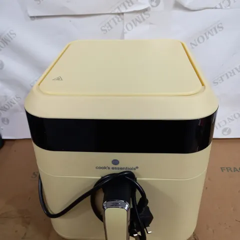 COOKS ESSENTIALS AIR FRYER IN YELLOW