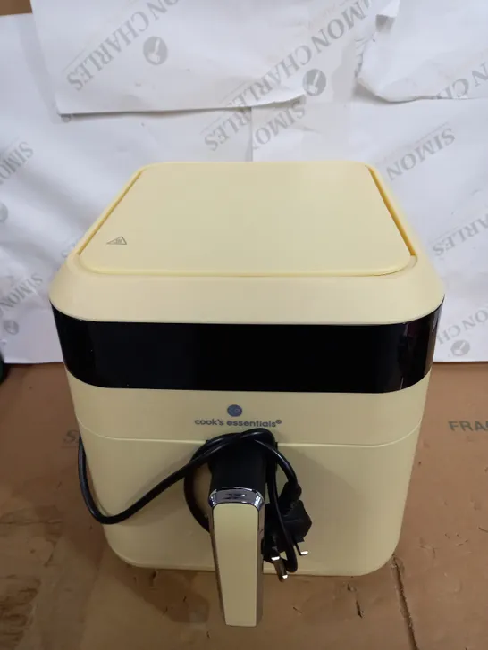 COOKS ESSENTIALS AIR FRYER IN YELLOW