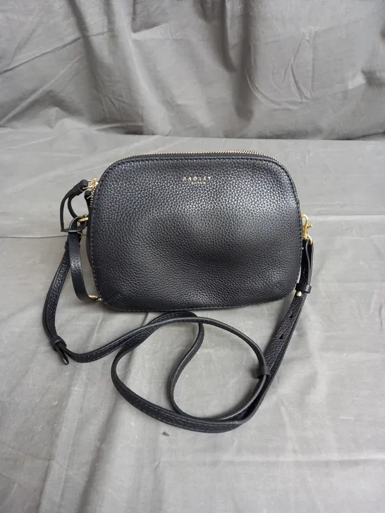 RADLEY LONDON LEATHER CROSSBODY BAG IN BLACK 