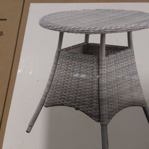 BOXED GOODHOME WICKER DINING TABLE (2 PERSON)