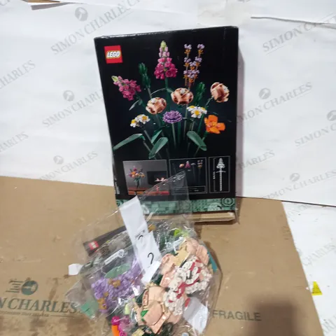 BOXED LEGO CREATOR FLOWER BOUQUET SET FOR ADULTS 10280