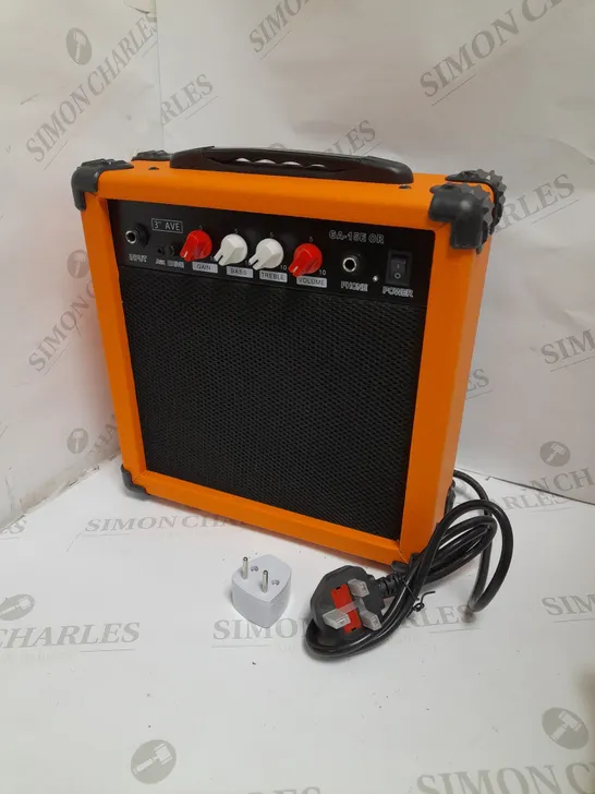 3RD AVENUE ELECTRIC GUITAR AMP 15W ORANGE/BLACK