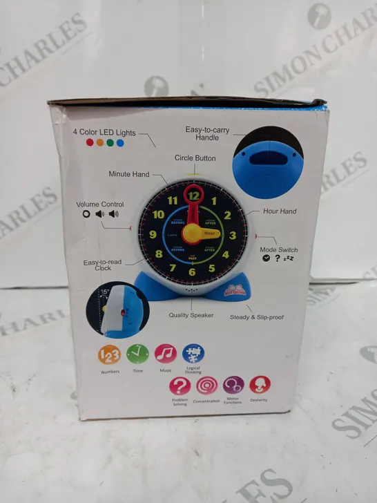 BOXED TOY LEARNING CLOCK SMART LEARNING