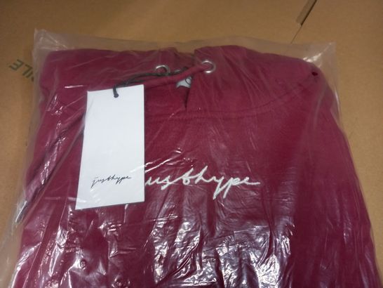 PACKAGED HYPE BURGUNDY TRACKSUIT SET - MEDIUM