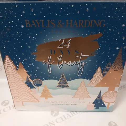 BOXED BAYLISS AND HARDING 24 DAYS OF BEAUTY SIGNATURE COLLECTION LUXURY BATH AND BODY TREATS