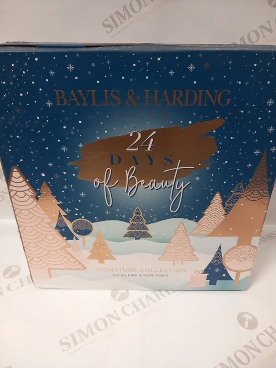 BOXED BAYLISS AND HARDING 24 DAYS OF BEAUTY SIGNATURE COLLECTION LUXURY BATH AND BODY TREATS