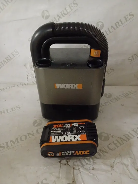 WORX POWER SHARE 20V VACUUM CLEANER 