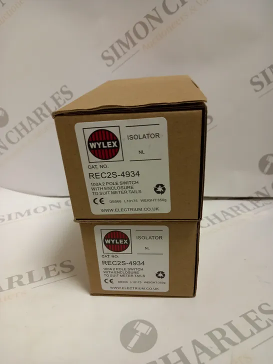 3 X BOXED WYLEX  REC2S-4934 ISOLATORS 