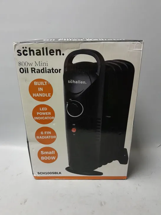 BOXED SCHALLEN 800W MINI OIL RADIATOR