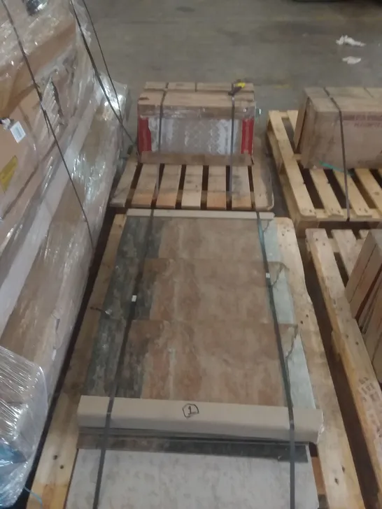 PALLET OF 40 STONE TIERRA TILES - 30 X 60 X 40 CM (7.2m2)