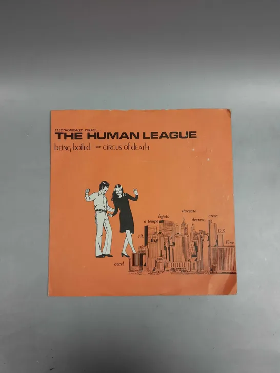 THE HUMAN LEAGUE BEING BOILED CIRCUS OF DEATH VINYL 