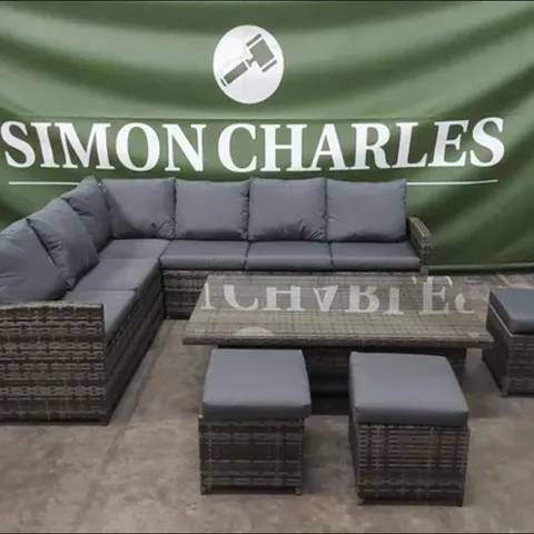 BRAND NEW BOXED NEVADA GARDEN & PATIO RATTAN SOFA SET (3 BOXES)