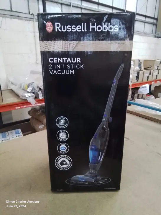 BOXED BRAND NEW RUSSELL HOBBS CENTAUR 2 IN 1 STICK VACUUM CLEANER