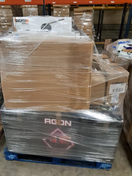 PALLET OF APPROXIMATELY 15 UNPROCESSED RAW RETURN TELEVISION AND MONITORS;