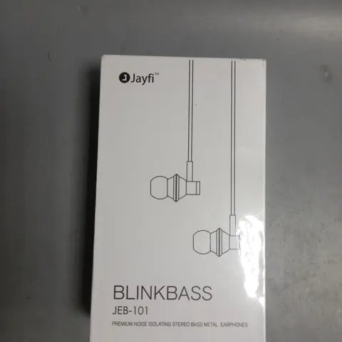 BOXED AND SEALED JAYFI BLINKBASS JEB-101 WIRED EARPHONES