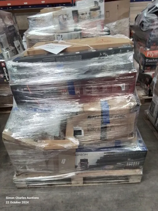 PALLET OF APPROXIMATELY 14 UNPROCESSED RAW RETURN HOUSEHOLD AND ELECTRICAL GOODS TO INCLUDE;