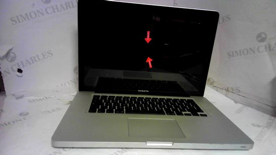 MACBOOK PRO MODEL A1286 