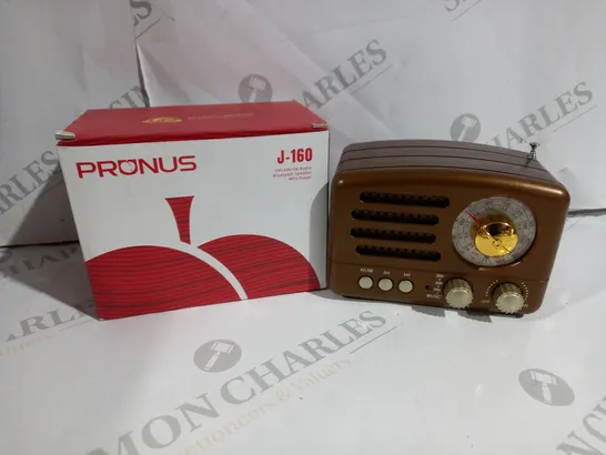 BOXED PRUNUS J-160 RADIO BLUETOOTH SPEAKER MP3 PLAYER 