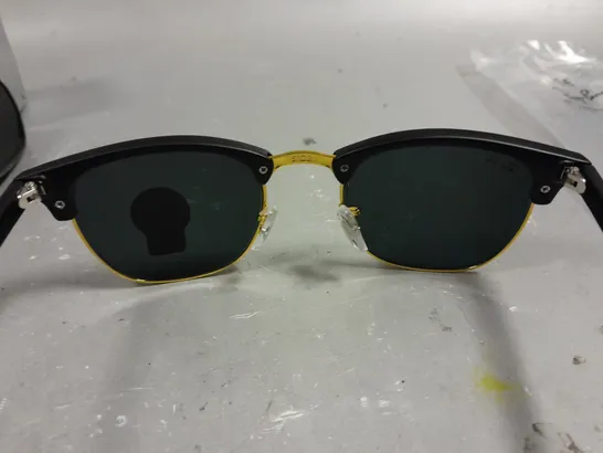 RAY BAN GLASSES WITH G-15 LENSES AND BLACK FRAMES