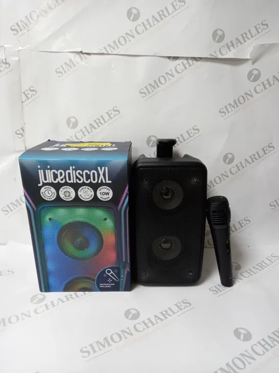 BOXED JUICE DISCO XL WIRELESS SPEAKER WITH MICROPHONE