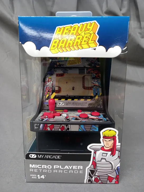 BOXED MY ARCADE HEAVY BARREL MICRO PLAYER