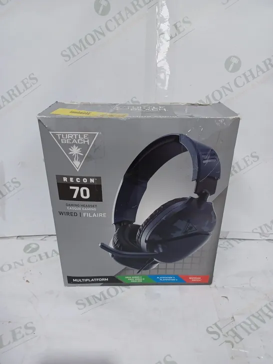 TURTLE BEACH RECON 70 WIRED MULTIPLATFORM GAMING HEADSET 