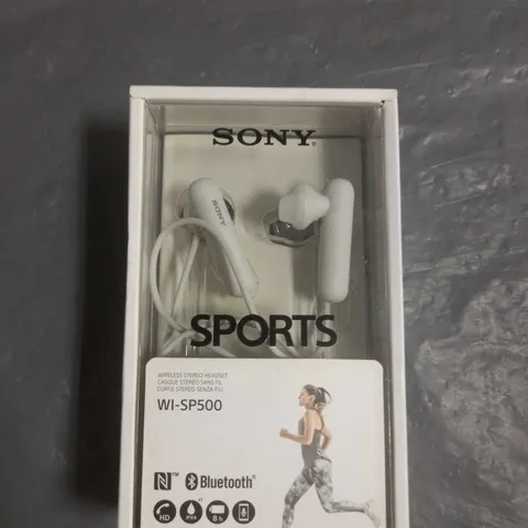 SONY SPORTS WIRELESS BLUETOOTH HEADPHONES WI-SP500