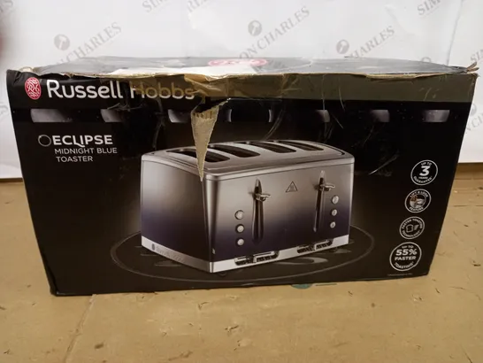 RUSSELL HOBBS 25141 STAINLESS STEEL FOUR SLICE TOASTER