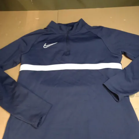 NIKE LOGO 1/4 ZIPPED JACKET SIZE S