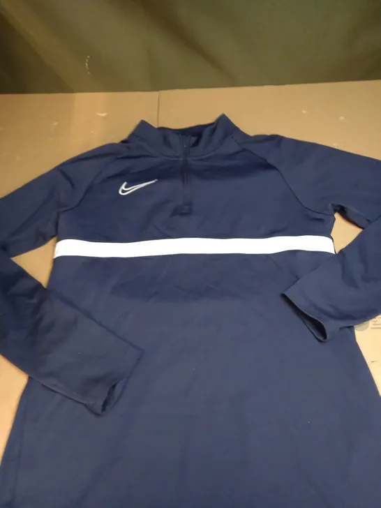 NIKE LOGO 1/4 ZIPPED JACKET SIZE S