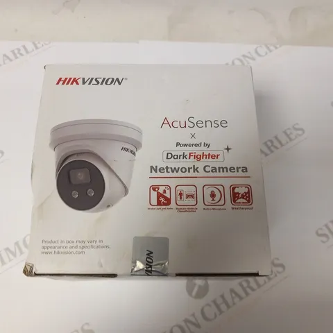 BOXED AND SEALED HIK VISION ACU SENSE X POWERED BY DARK FIGHTER NETWORK CAMERA DS-2CD2346G2-ISU/SL 2.8MM