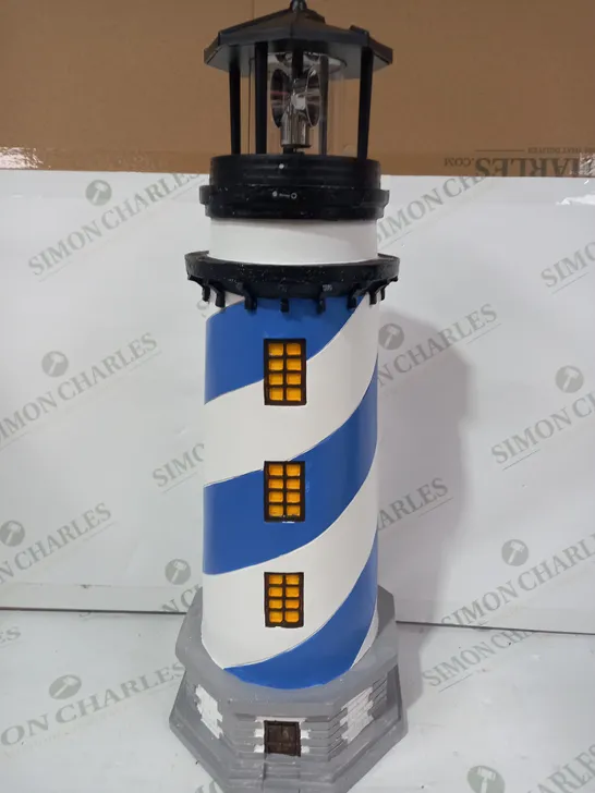 GARDEN REFLECTIONS SOLAR LED LIGHTHOUSE