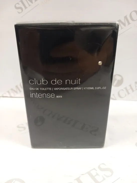 BOXED AND SEALED CLUB DE NUIT INTENSE MAN EAU DE TOILETTE 105ML