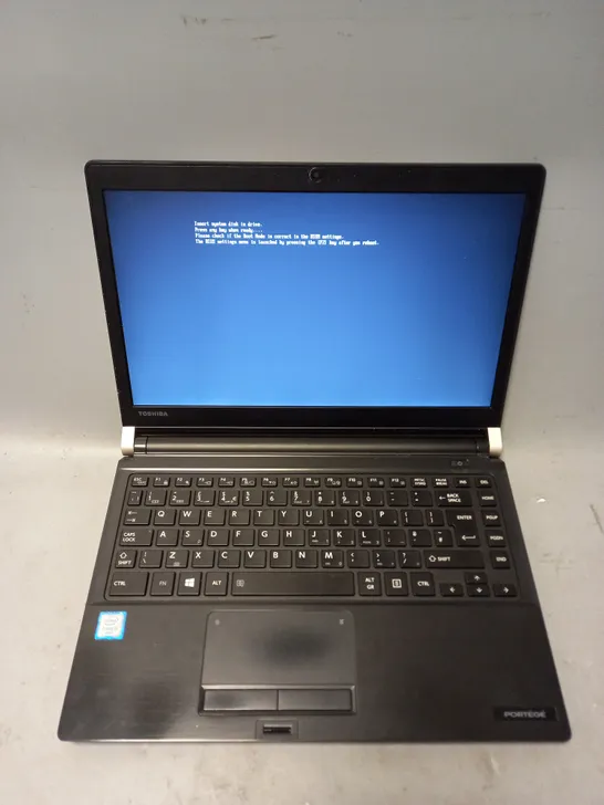 TOSHIBA PORTEGE A30-C LAPTOP IN BLACK