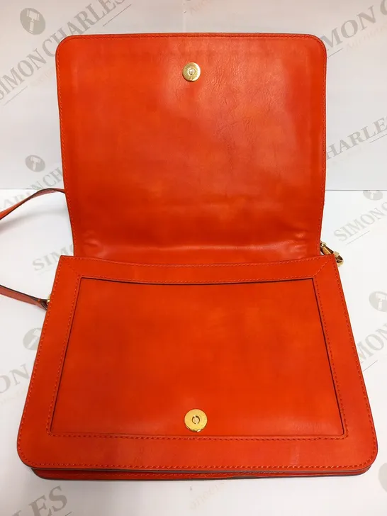 STELLA MCCARTNEY RED LEATHER CLUTCH BAG