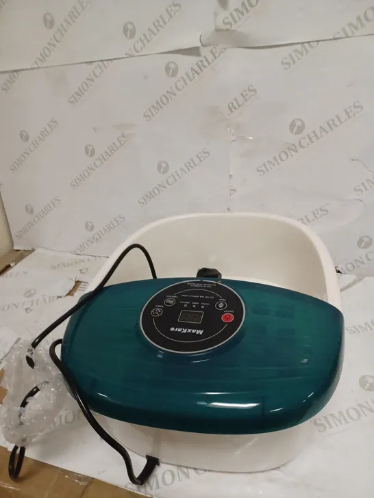 MAXKARE FOOT BATH MASSAGER WITH HEATER BUBBLES